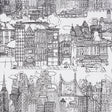 Schumacher New York  New York Black On White Wallpaper - Eade's Wallpaper