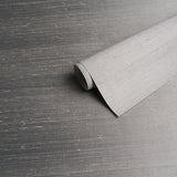 Schumacher 2707193 SHINNECOCK in STEEL Wallpaper - NATURAL T