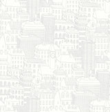 A-Street Prints 2716-23809 Limelight Dove City Wallpaper