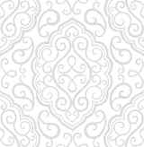 A-Street Prints 2716-23814 Heavenly Dove Damask Wallpaper