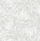 A-Street Prints 2716-23832 Celestial Grey Floral Wallpaper