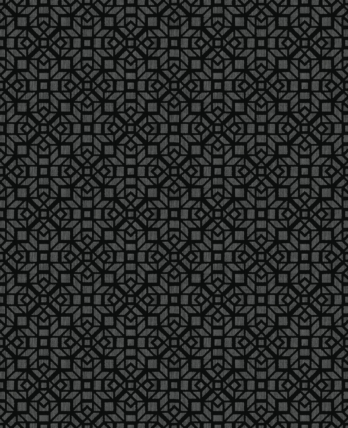 A-Street Prints 2716-23843 Element Black Mosaic Wallpaper