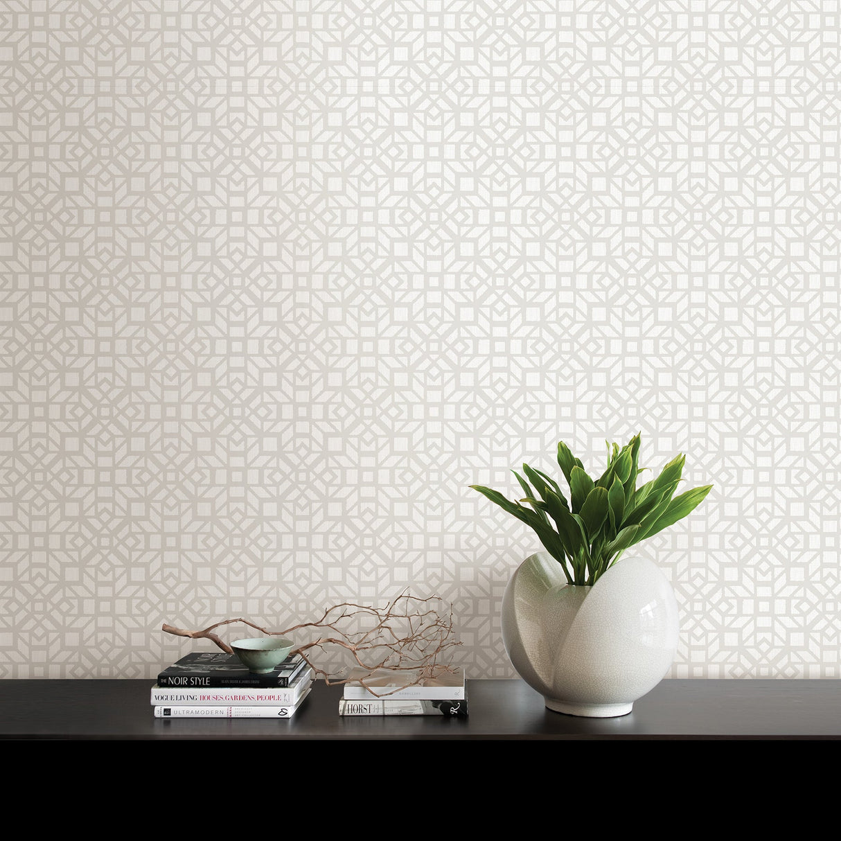 A-Street Prints 2716-23844 Element Neutral Mosaic Wallpaper