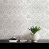 A-Street Prints 2716-23845 Element Grey Mosaic Wallpaper