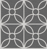 A-Street Prints 2716-23859 Savvy Black Geometric Wallpaper