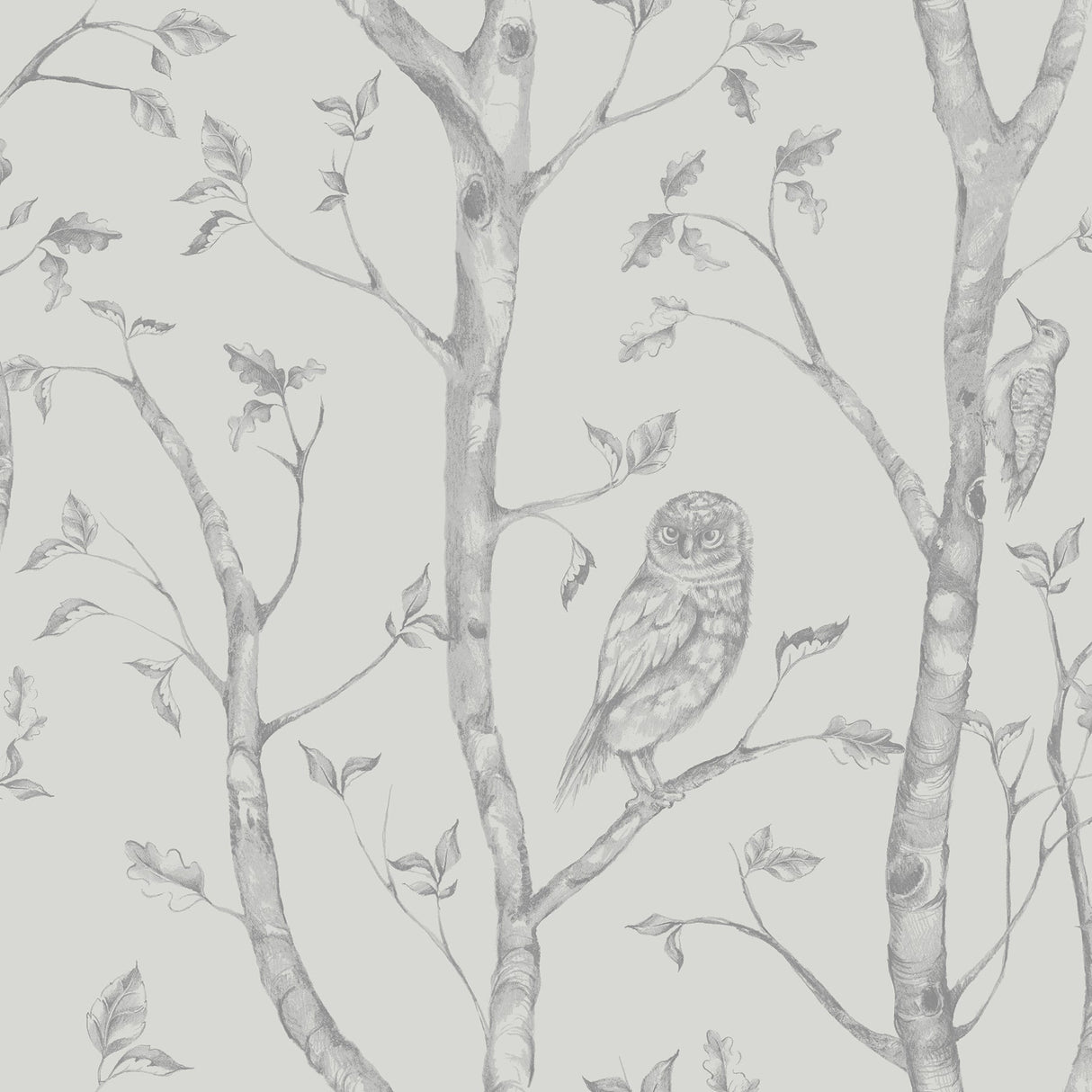 A-Street Prints 2716-23861 Neptune Grey Forest Wallpaper