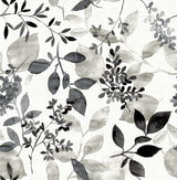 A-Street Prints 2716-23866 Gossamer Black Botanical Wallpaper