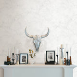 A-Street Prints 2716-23870 Innuendo White Marble Wallpaper