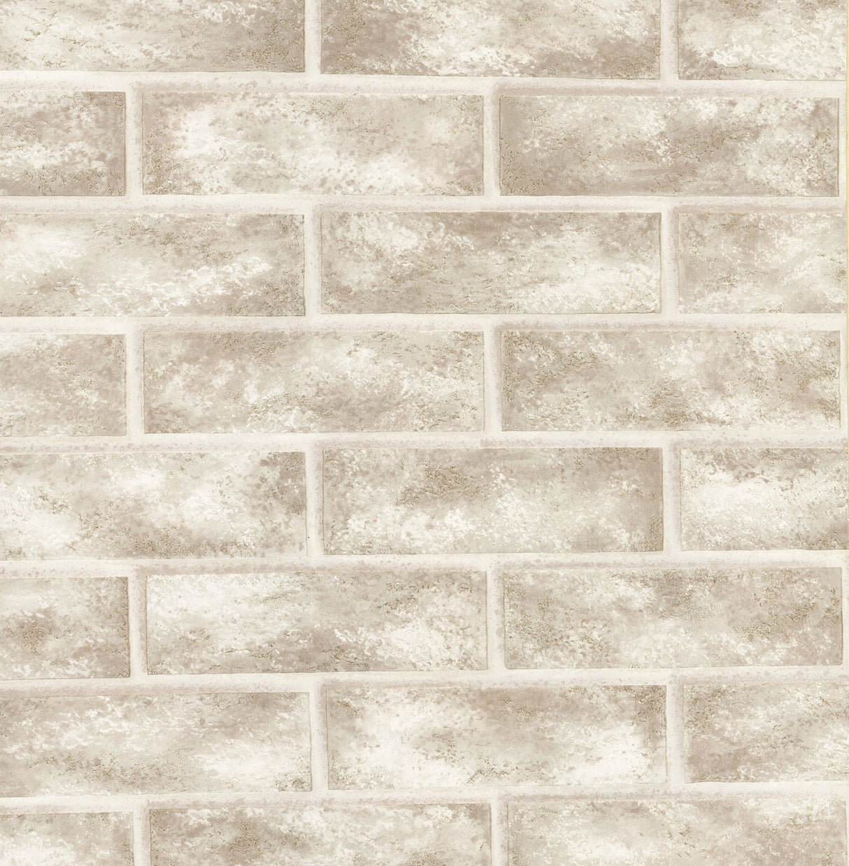 Brewster 2718-56947 Urbania White Brick Texture Wallpaper