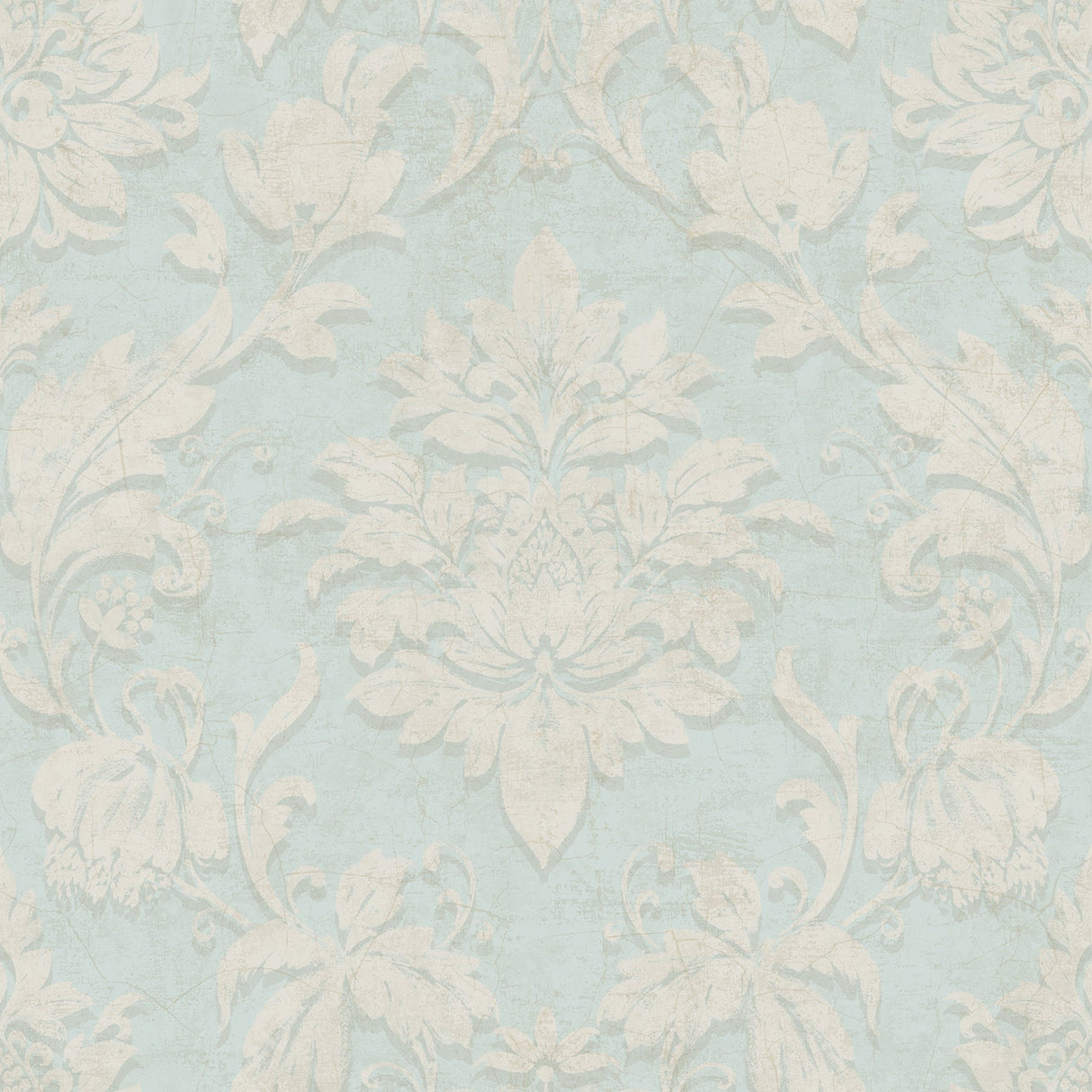 Brewster 2734-003402 Amer Sage Damask Wallpaper