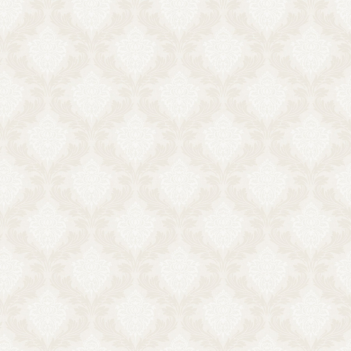 Brewster 2734-003409 Windsor Off-White Ogee Wallpaper