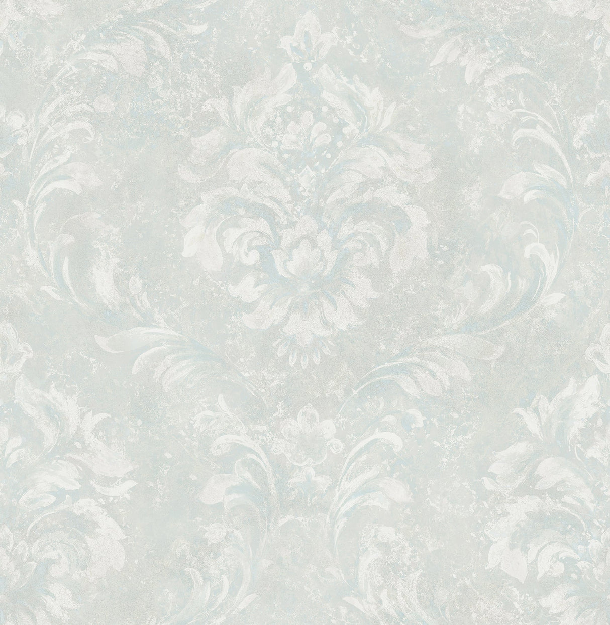 Brewster 2734-003452 Hofburg Sage Damask Wallpaper