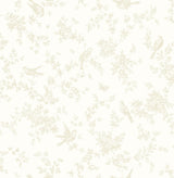 Brewster 2734-003518 Mafra Light Yellow Floral Trails Wallpaper