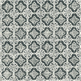 Brewster 2734-003532 Seville Black Geometric Tile Wallpaper