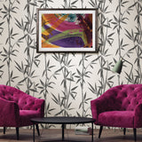 Brewster 2734-003536 Nagoya Black Bamboo Wallpaper