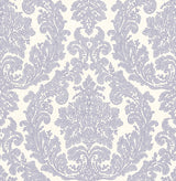 Brewster 2734-003559 Reims Lavender Damask Wallpaper