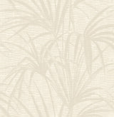 Brewster 2734-003605 Hilo Cream Palm Wallpaper