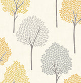 Brewster 2734-24893 Andover Mustard Eula Wallpaper