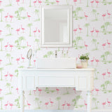 Brewster 2734-24895 Sarasota Pink Flamingos Wallpaper