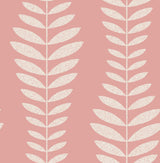 Brewster 2734-42431 Sandnes Coral Leaf Stripe Wallpaper