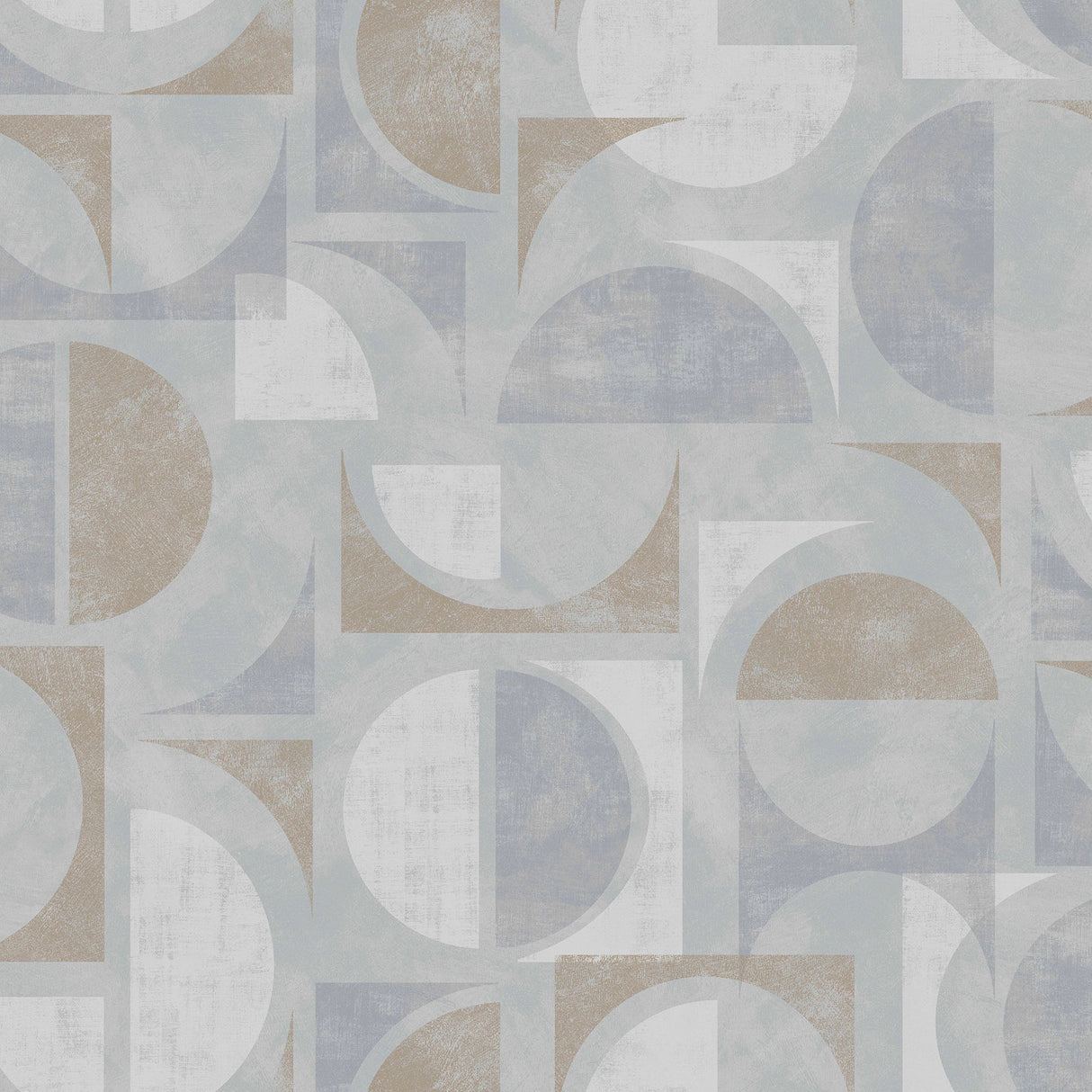 Brewster 2734-42453 Hamar Neutral Geometric Wallpaper