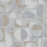 Brewster 2734-42453 Hamar Neutral Geometric Wallpaper