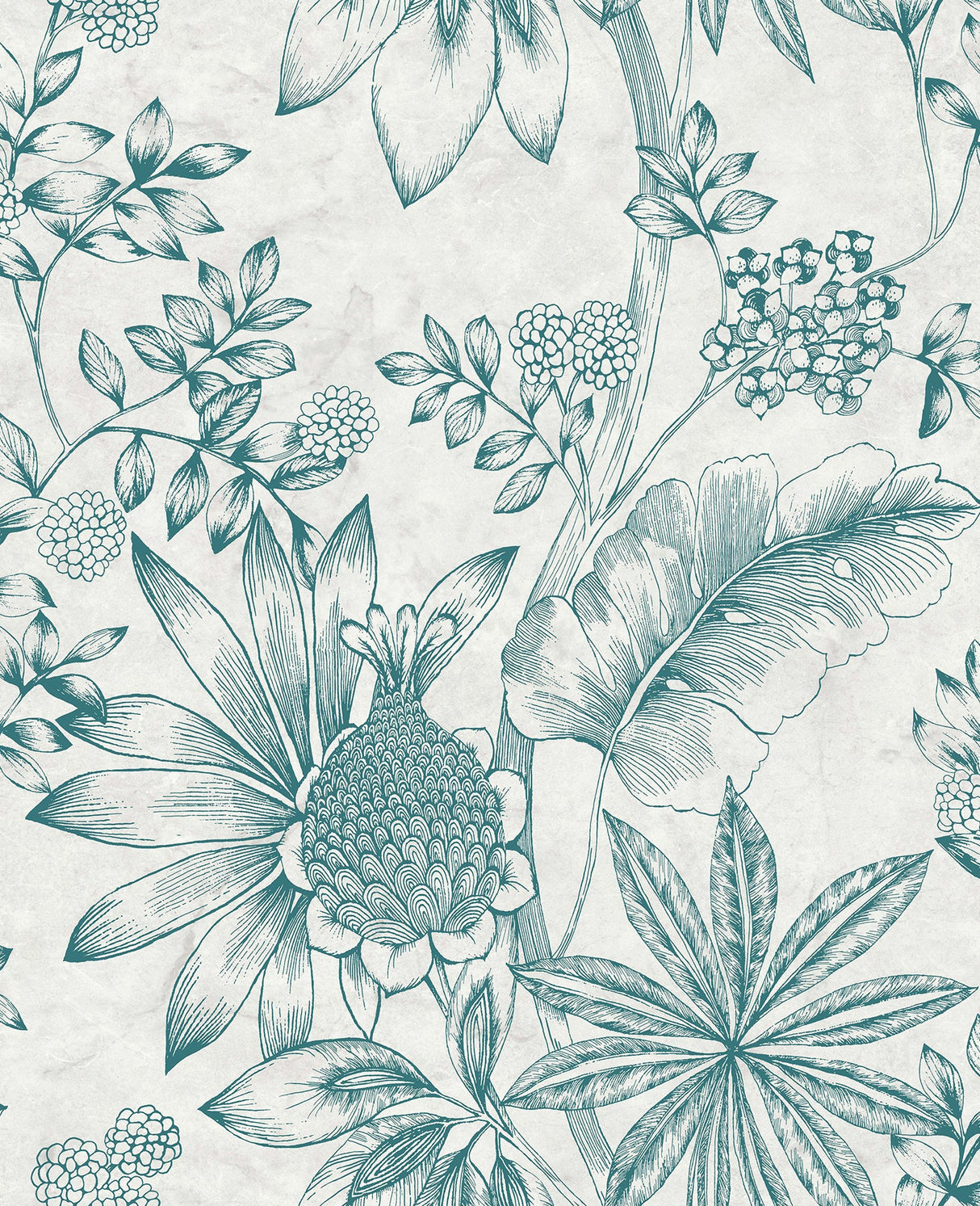 Brewster 2734-M1484 Kenitra Cream Botanical Wallpaper