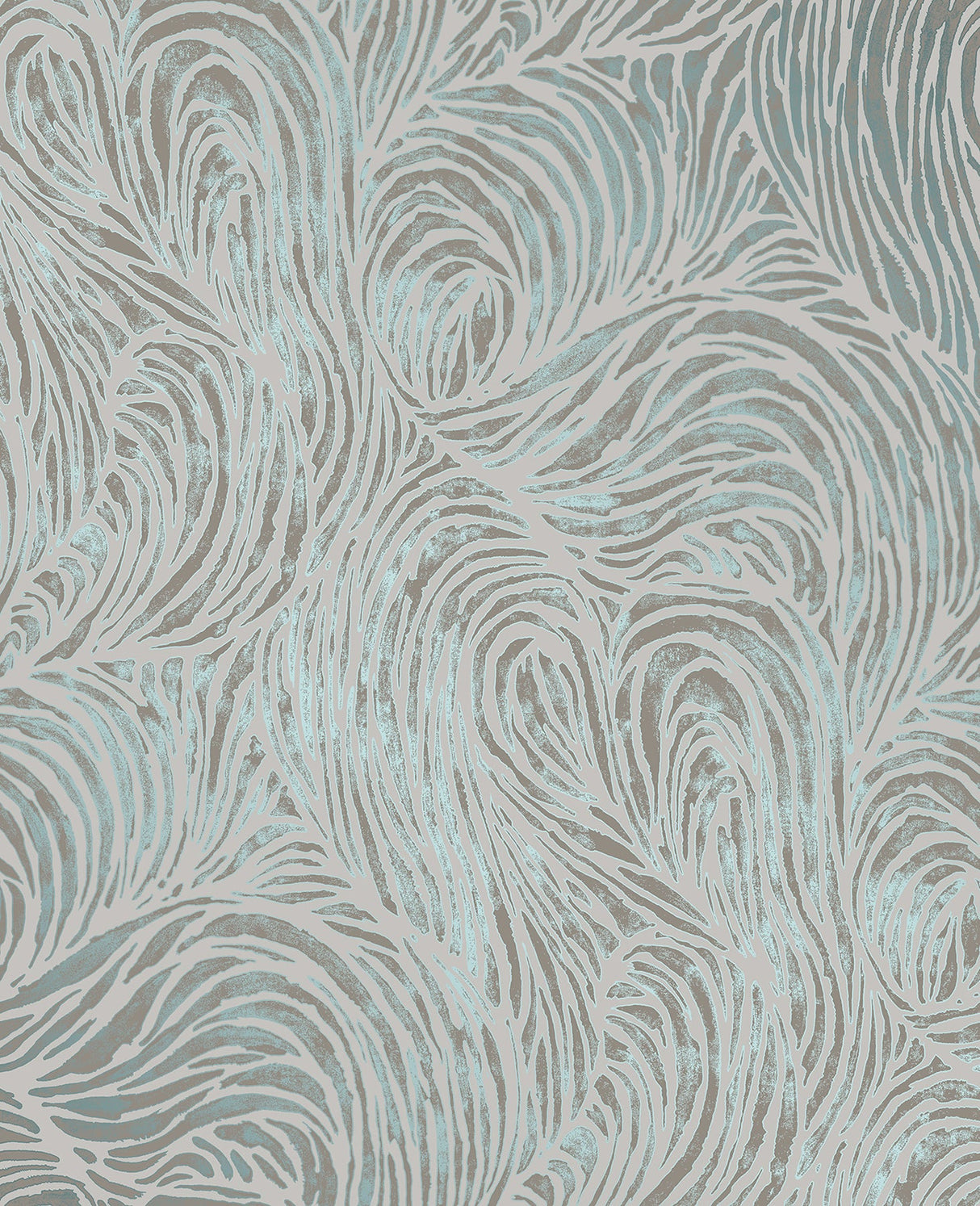 Decorline 2735-23319 Andie Teal Swirl Wallpaper