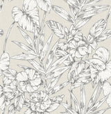 A-Street Prints 2744-24104 Fiji Beige Floral Wallpaper