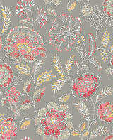 A-Street Prints 2744-24108 Tropez Coral Jacobean Wallpaper