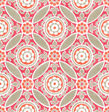 A-Street Prints 2744-24113 Maya Pink Medallion Wallpaper