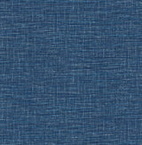 A-Street Prints 2744-24120 Exhale Denim Faux Grasscloth Wallpaper