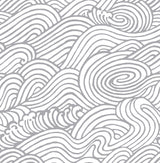 A-Street Prints 2744-24131 Mare Grey Wave Wallpaper