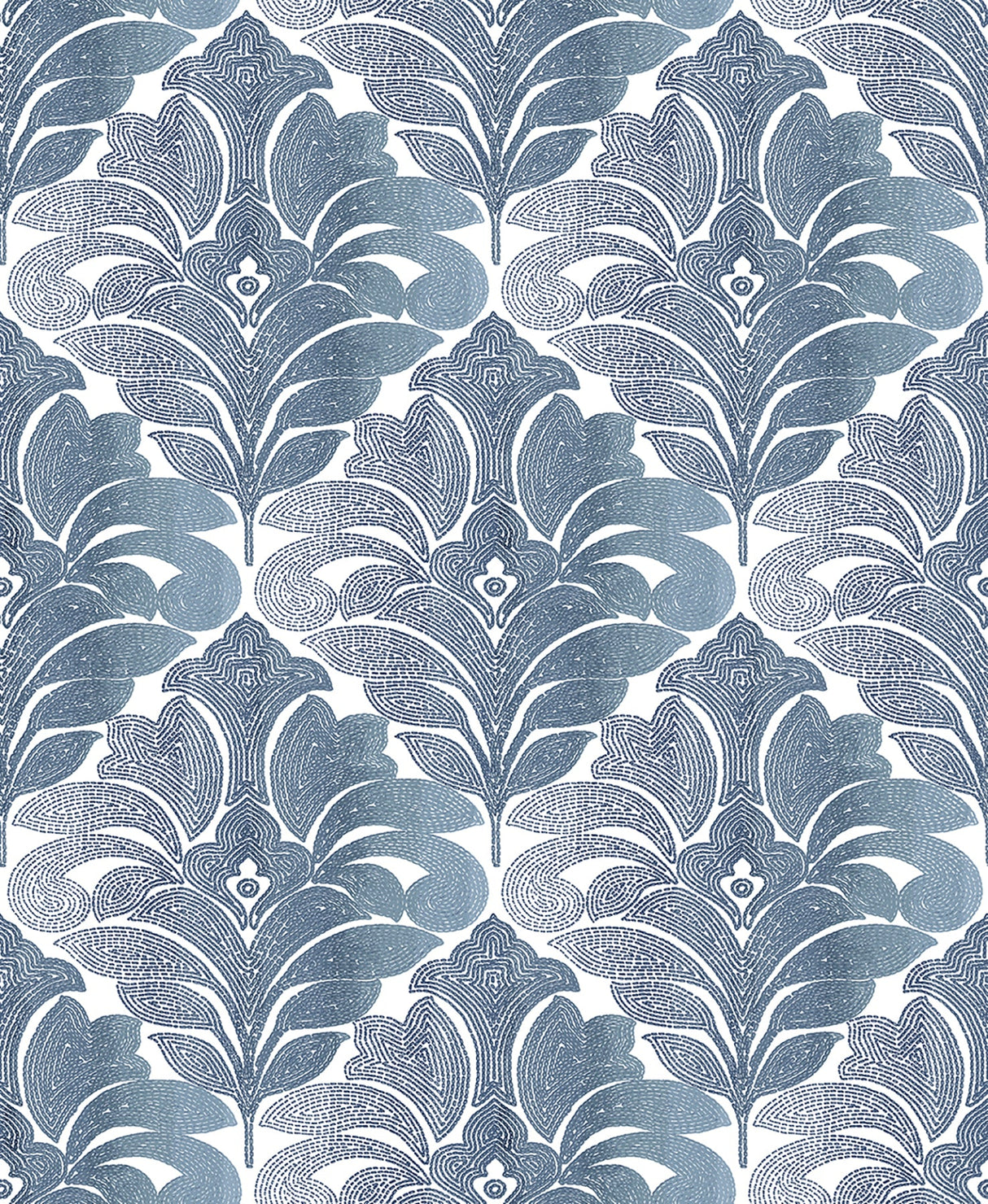 A-Street Prints 2744-24145 Balangan Navy Damask Wallpaper