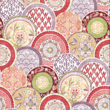 A-Street Prints 2744-24149 Laguna Pink Plate Wallpaper