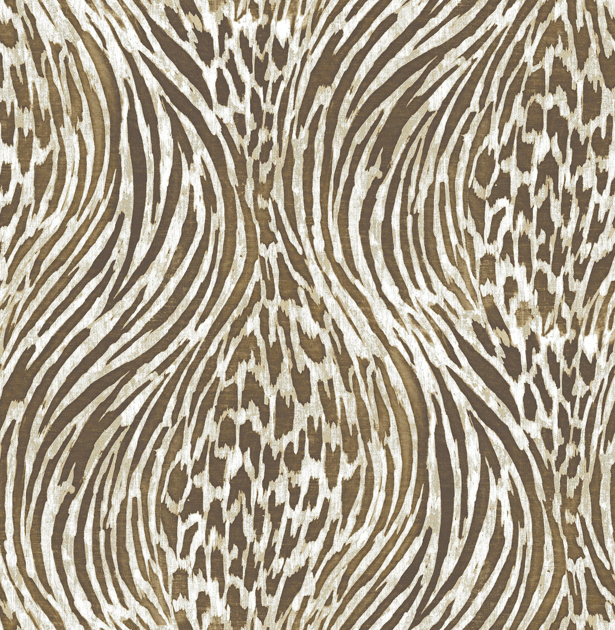 A-Street Prints 2763-24203 Splendid Brown Animal Print Wallpaper