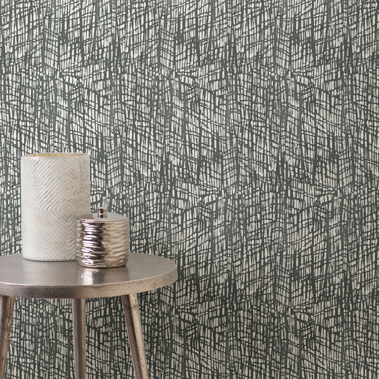 A-Street Prints 2763-24213 Shimmer Grey Abstract Texture Wallpaper