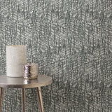 A-Street Prints 2763-24213 Shimmer Grey Abstract Texture Wallpaper