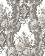 A-Street Prints 2763-24217 Dreamer Grey Damask Wallpaper