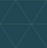 A-Street Prints 2763-24228 Twilight Teal Geometric Wallpaper