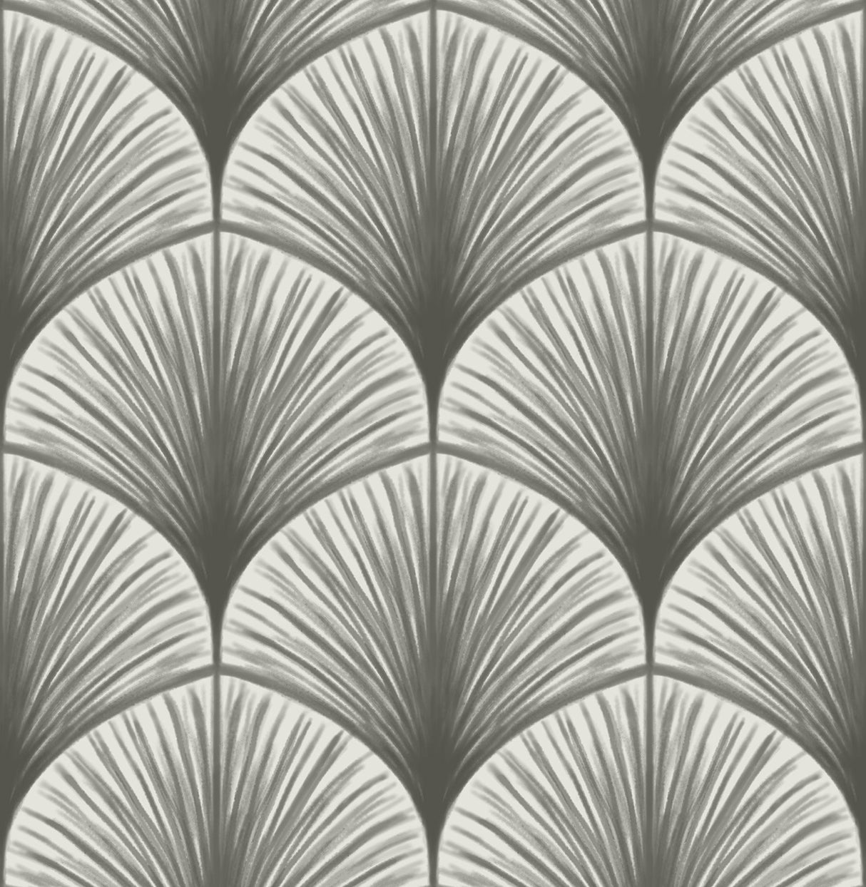 A-Street Prints 2763-24230 Dusk Grey Frond Wallpaper