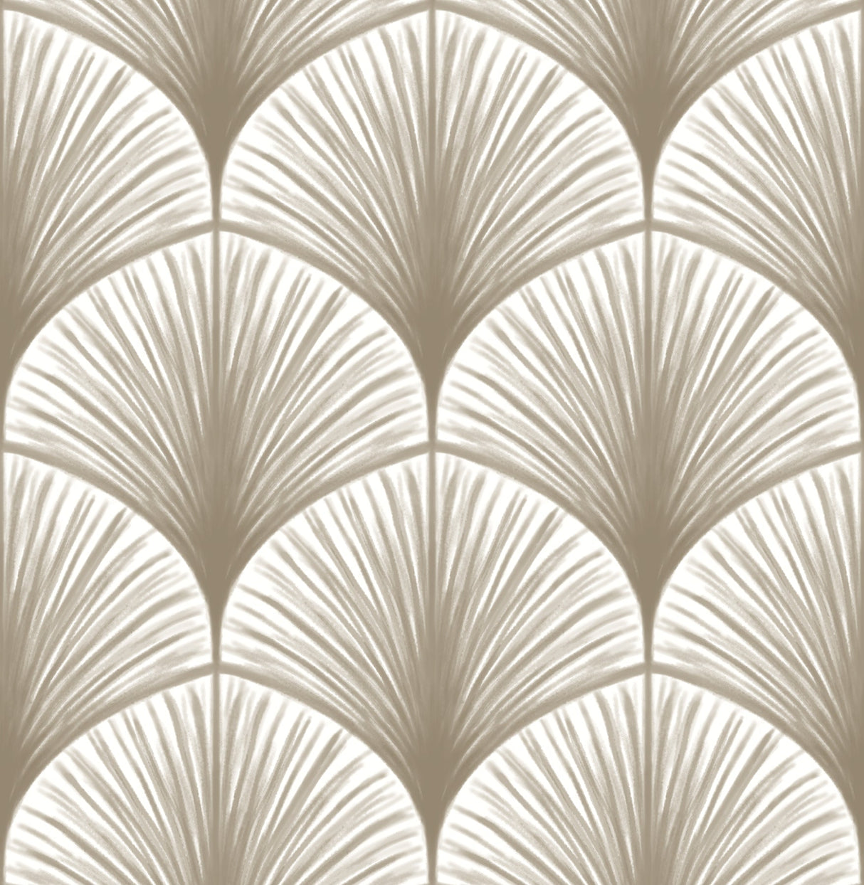 A-Street Prints 2763-24231 Dusk Taupe Frond Wallpaper