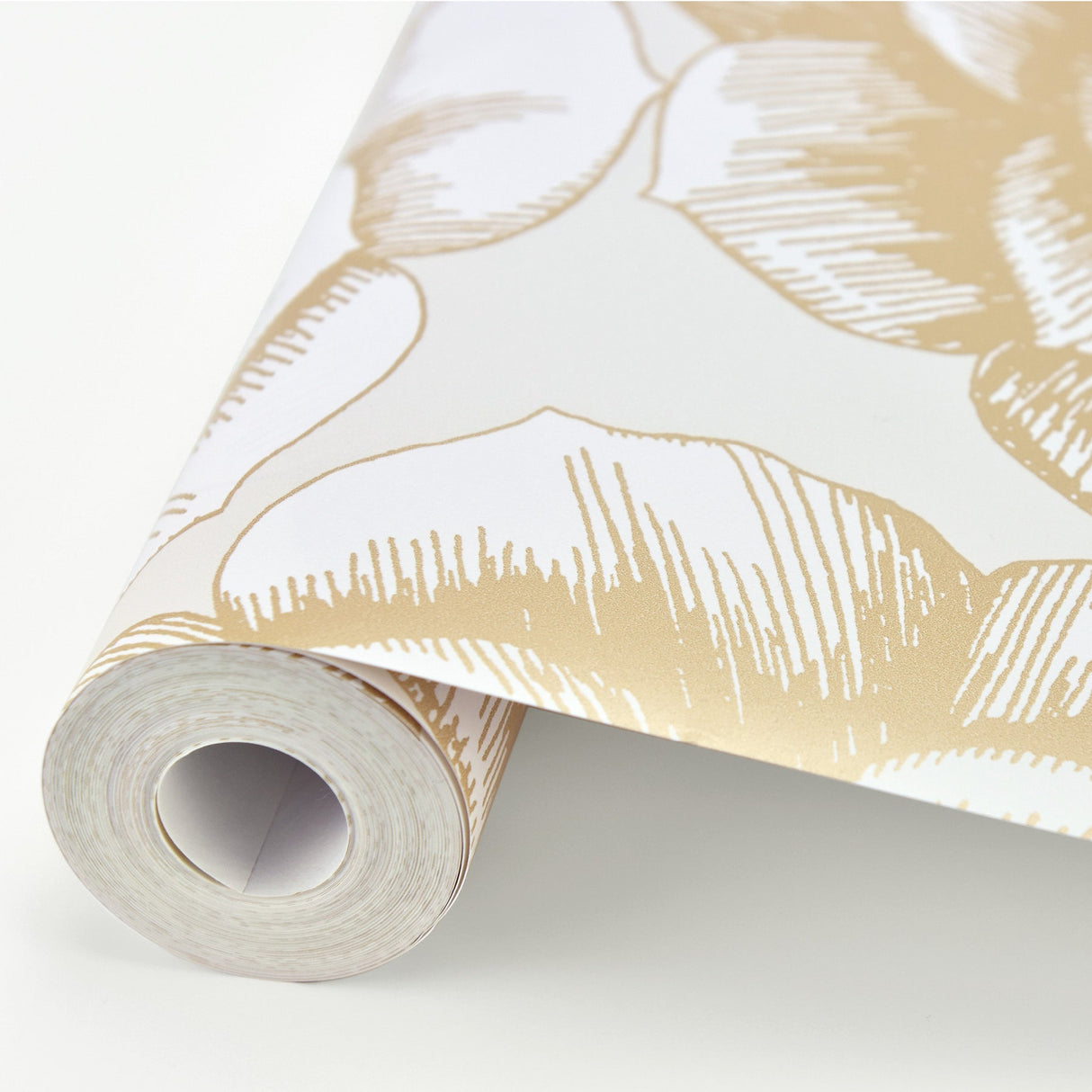 A-Street Prints 2763-24241 Fanciful Gold Floral Wallpaper