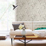 A-Street Prints 2764-24306 Bliss Taupe Blossom Wallpaper