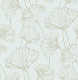 A-Street Prints 2764-24314 Reverie Seafoam Ginkgo Wallpaper