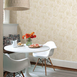 A-Street Prints 2764-24316 Reverie Gold Ginkgo Wallpaper