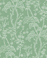 A-Street Prints 2764-24352 Bonsai Green Tree Wallpaper