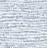 A-Street Prints 2764-24357 Runes Blue Brushstrokes Wallpaper