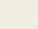Kenneth James 2765-BW40300 Heath Cream Geometric Linen Wallpaper