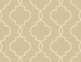 Kenneth James 2765-BW40507 Malo Wheat Sisal Ogee Wallpaper